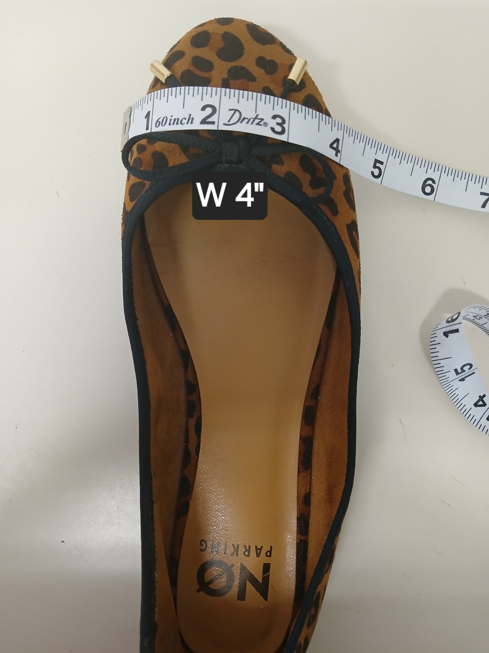 NWOT! Leopard-Print Ballet Flats - Brown/Black - Picture 7 of 7